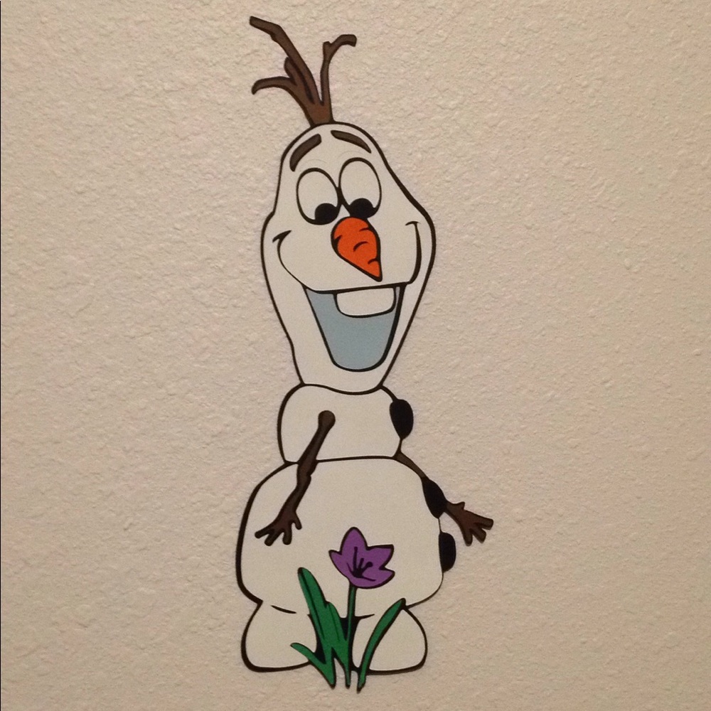 OLAF Paper Cricut Cutout • Party Room Decoration